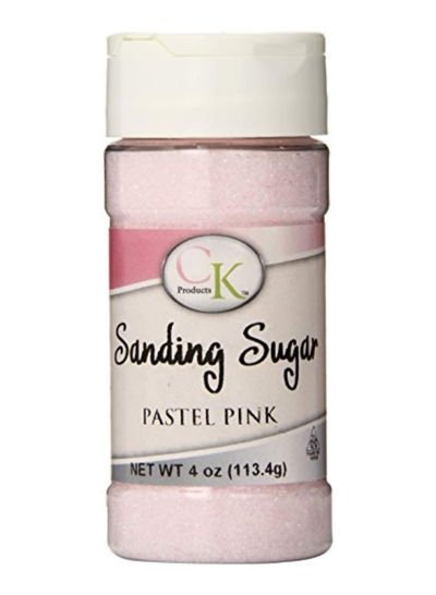 CK Products Sanding Sugar Bottle – Pastel Pink 113.4g