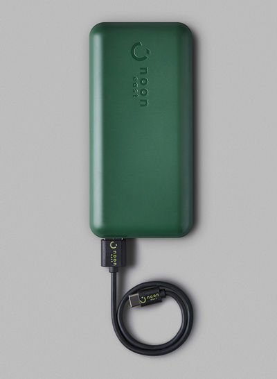 noon east 20000 mAh Boost+ Power Bank Qualcomm Quick Charge 3.0 Fast Charging & PD (Small Size For Mobiles, Laptop, Tablets, Nintendo) Green