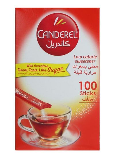 Canderel 100-Piece Low Calorie Sweetener Stick Set 100g