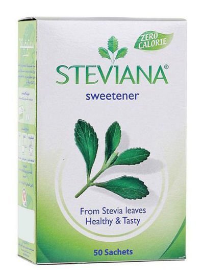 stevia 50-Piece Zero Calorie Stevia Leaves Sweetener Set 125g