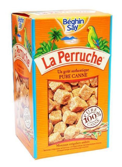 Beghin say La Perruche Amber Pure Cane Cube Sugar 750g