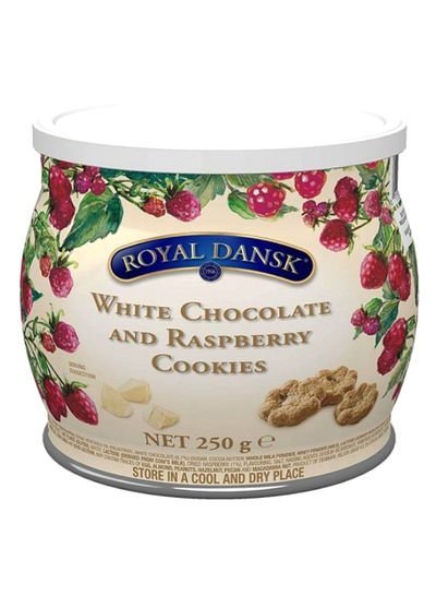 Royal White Chocolate And Raspberry Cookies 250g