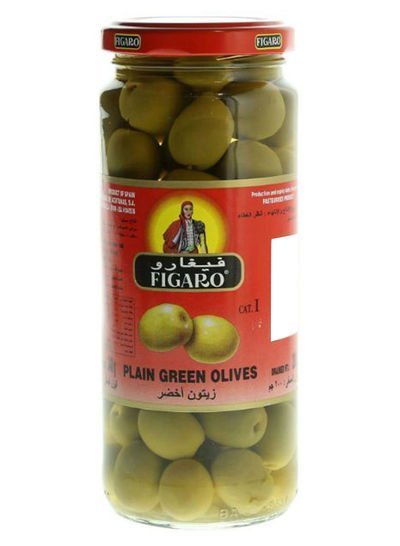 Figaro Plain Green Olives 340g