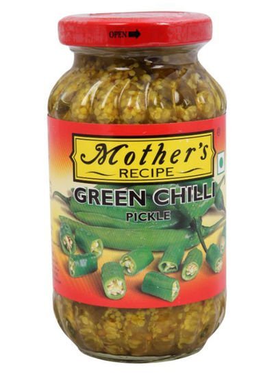 Mother’s Recipe Green Chili Pickle 400g
