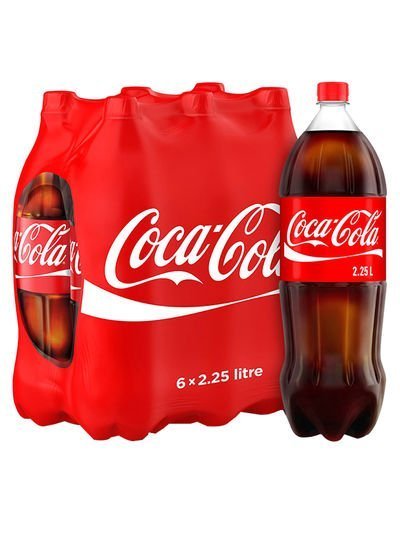 Coca Cola Soft Drink Bottles 6 x 2.5L