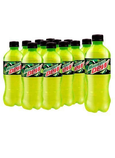 Mountain Dew Soft Drink Cans 500ml Pack of 12