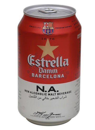Estrella Damm Barcelona Non Alcoholic Malt Beverage Can 330ml