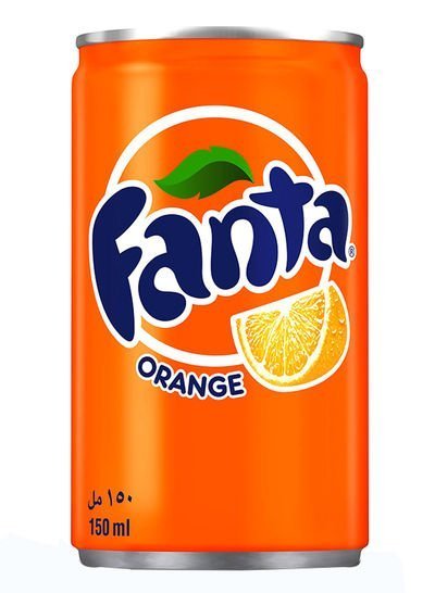 Fanta Orange Flavour Carbonated Soft Drink Can 150ml
