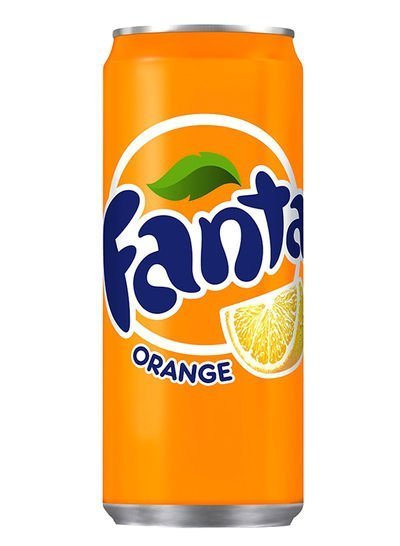 Fanta Orange Flavour Carbonated Soft Drink Can 330ml