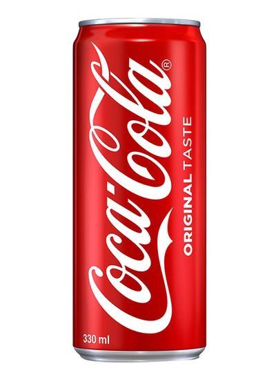 Coca Cola Carbonated Soft Drink Can 330ml