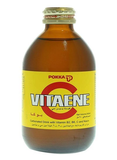 Pokka Vitaene C Carbonated Drink Glass Bottle 240ml