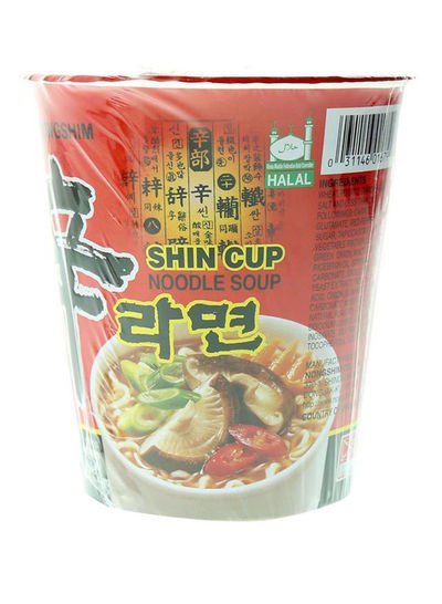 Nongshim Shin Cup Noodle Soup 75g