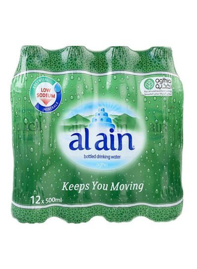 Al Ain Bottled Drinking Water, Pack Of 12 6000ml Pack of 12