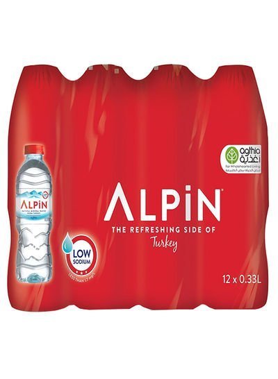 Alpin Natural Mineral Water 3960ml Pack of 12