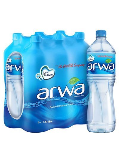 Arwa Drinking Water 9L Pack of 6