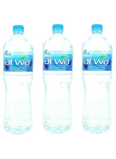 Arwa Pack Of 3 Drinking Water 4.5L Pack of 3
