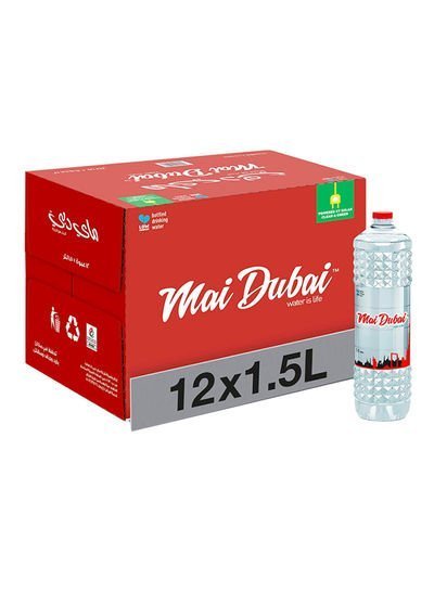 Mai Dubai Bottled Drinking Water 1.5L Pack of 12