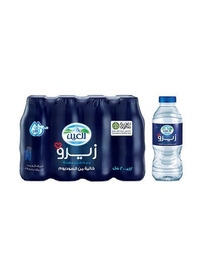 Al Ain Low Sodium Zero Drinking Water 200ml Pack of 12