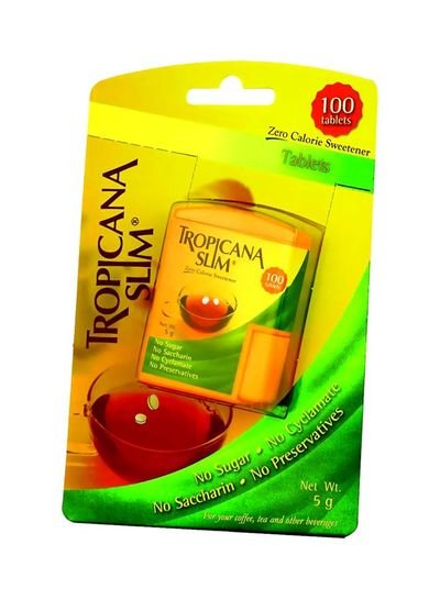 Tropicana Pack Of 100 Slim Sweetener Tablets 5g