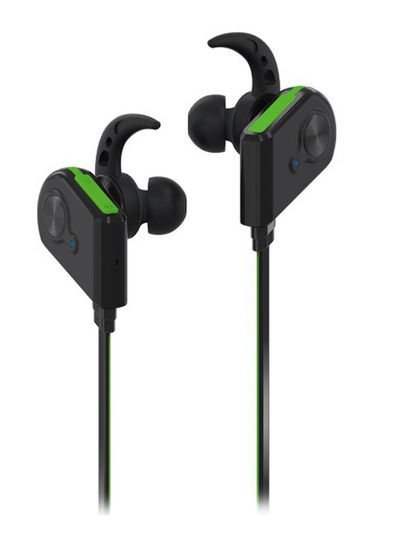Promate Wireless Bluetooth 4.1 Magnetic Earphones with HD Sound Quality Sweatproof, Secure-Fit, Built-In Mic and Noise Isolating For iPhone, iPad, Samsung, Pc, Laptop, Fluid Green