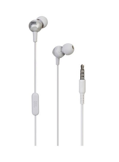 JBL C200Si In-Ear Headphones With Mic For Android Ios Silver