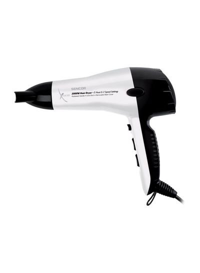 Sencor Electrical Hair Dryer White/Black 22x12x8cm