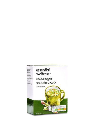 Essential Waitrose Asparagus Soup In A Cup 112g