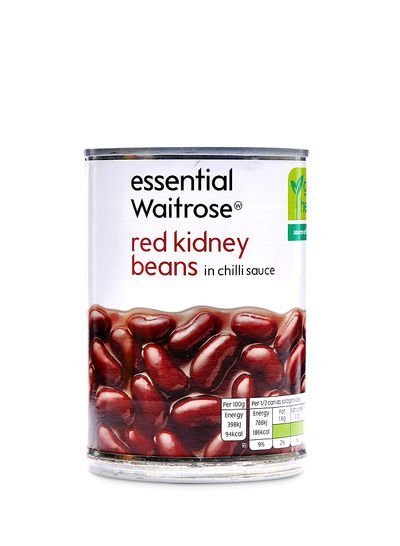 WAITROSE Kidney Beans In Chilli Sauce 395g