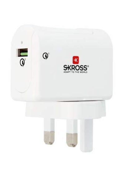 SKROSS USB Quick Charger White