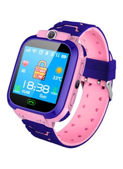 Generic S12B Multi-Functional Smart Watch Pink/Blue