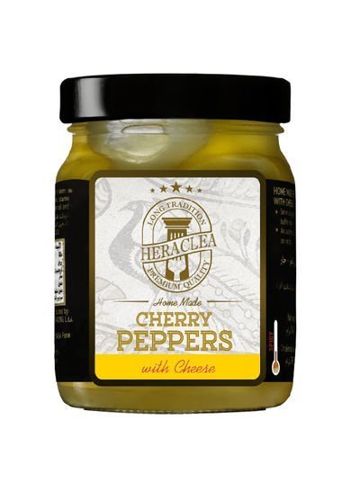 HERACLEA Cherry Peppers With Cheese 340g