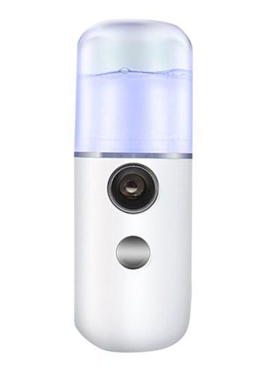Generic Portable Nano Fog Sprayer Moisturizing Facial Steamer White 100x37millimeter