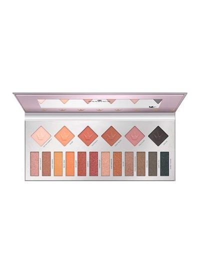 essence 18-Color Give Me My Crown Eyeshadow Palette Orange/Pink/Grey
