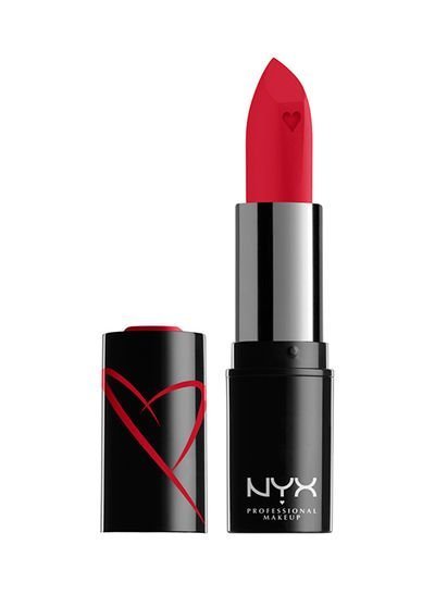 NYX Professional Makeup Shout Loud Satin Cream Lipstick Red Haute
