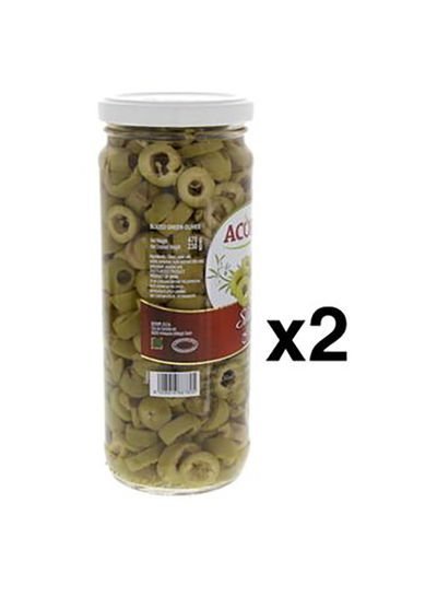 ACORSA Green Olive Sliced 470g Pack of 2