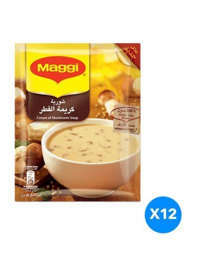 Maggi Cream Of Mushroom Soup 68g Pack of 12