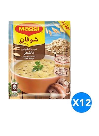 Maggi Mushroom Oat Soup 65g Pack of 12