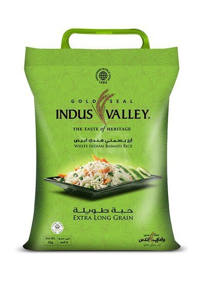 Indus Valley Extra Long Grain Basmati Rice 5kg