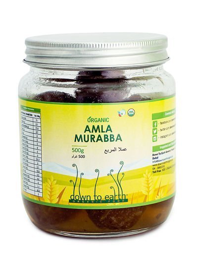 DOWN TO EARTH Organic Amla Murabba 500g