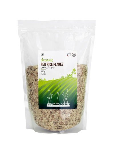 DOWN TO EARTH Organic Red Rice Flakes 750g