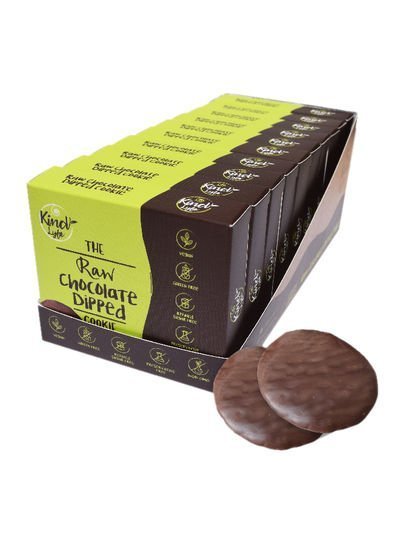 Kind Lyfe The Raw Chocolate Dipped Cookie, Count 10 35g