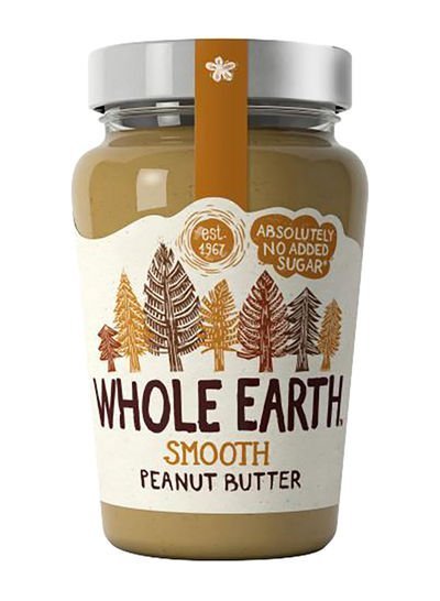 Whole earth Smooth No Added Sugar Peanut Butter 340g