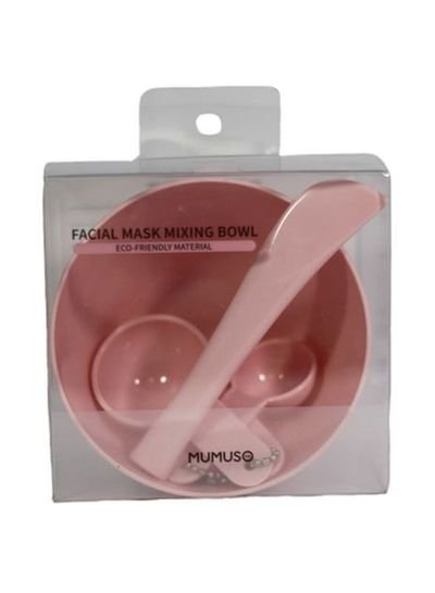 MUMUSO Facial Mask Mixing Bowl Set Pink