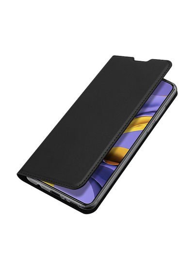 Muzz Flip Case Cover For Samsung Galaxy A10 Black