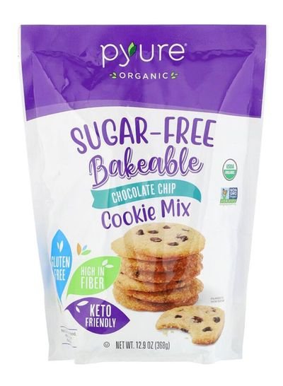 Pyure Sugar-Free Bakeable Chocolate Chip Cookie Mix 368g