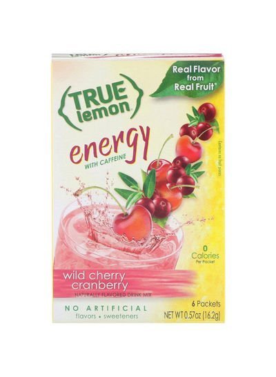 True Citrus Energy Wild Cherry Cranberry True Lemon 6 x 0.57ounce