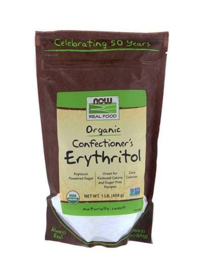Now Foods Organic Confectioners Erythritol – 454 Gram 454g