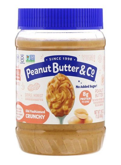 Peanut Butter and Co Natural Crunchy Peanut Butter 454g