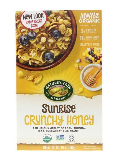 Nature’s path Honey Cereal Organic Sunrise Crunchy Snack 10.6ounce