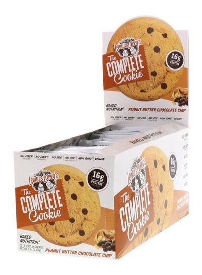 LENNY & LARRY’S The Complete Peanut Butter Chocolate Chip Cookies 4ounce Pack of 12